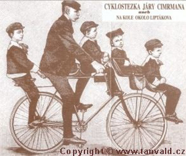 Cimrmanův víceúčelový rodinný bicykl